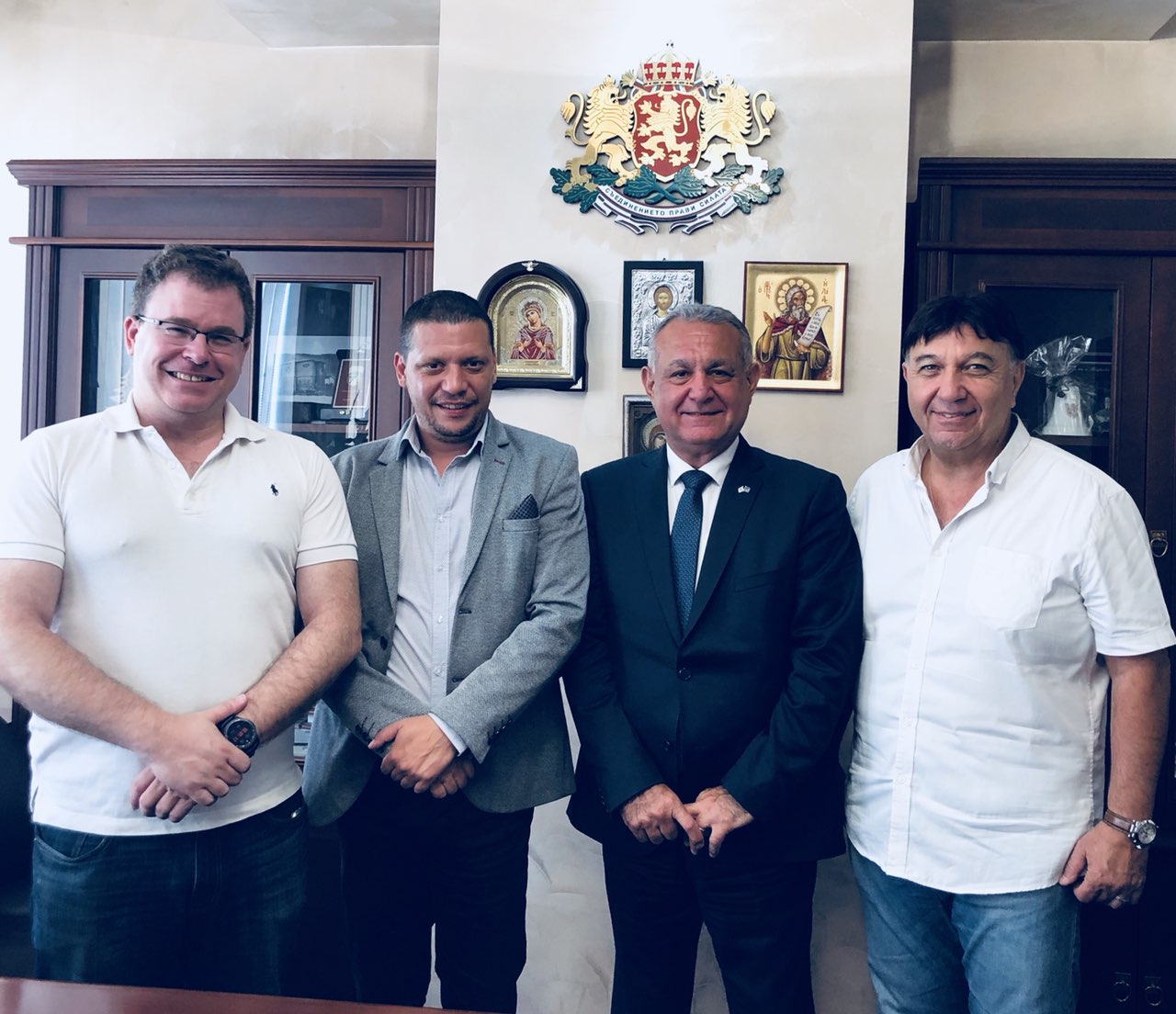 Областният управител на Софийска област Илиан Тодоров се срещна с израелски инвеститори