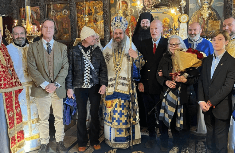 Симеон Сакскобургготски със семейството си участва в архиерейска св. Литургия в митрополитския катедрален храм на Самоков